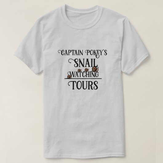 KiniArt Snail Watching Tour T-Shirt (Design vorne)