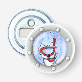 KiniArt Snorkel Westie Porthole Flaschenöffner