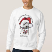 KiniArt Soft Coated Wheatie Christmas Sweatshirt (Vorderseite)