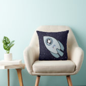 KiniArt Space Rocket Hund Westie Kissen (Stuhl )