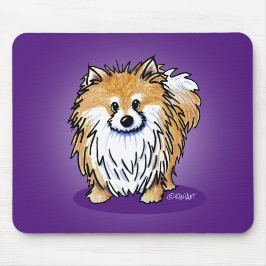 KiniArt Spitz Mouse Pad Mousepad (Vorne)
