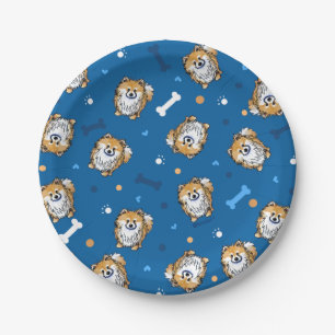 KiniArt Spitz Paper Plate Pappteller