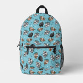 KiniArt Spitz Parade Bedruckter Rucksack (Vorderseite)