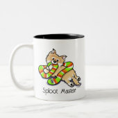 KiniArt Sploot Master Pom Zweifarbige Tasse (Links)