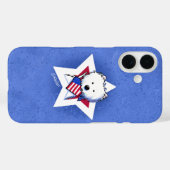 KiniArt Star Speckled Westie Case-Mate iPhone Hülle (Rückseite (Horizontal))