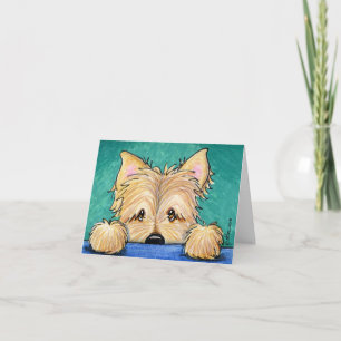 KiniArt Steinhaufen Terrie Kunst-Anmerkungs-Karte Karte