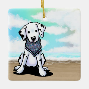 KiniArt Strand Dalmatiner Keramikornament