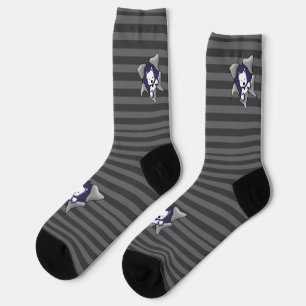 KiniArt Striped Westie BLAST Socken