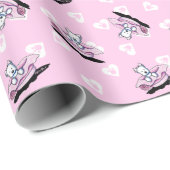 KiniArt Sunday Best Westies Wrapping Paper Geschenkpapier (Rolleneckpunkt)