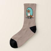 KiniArt Sweet Fox Socken (Links - Außen)