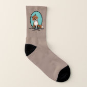 KiniArt Sweet Fox Socken (Rechts - Außen)