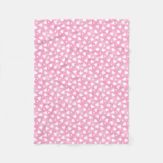 KiniArt Sweet Hearts Fleecedecke (Vorderseite)