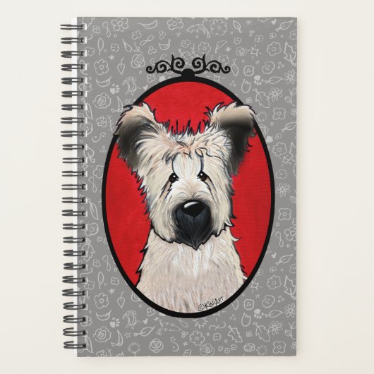 KiniArt Tawny Briard Planner Planer (Vorderseite)