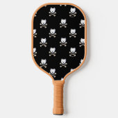 KiniArt Torrid Westie Crossbones Pickleball Schläger (Rückseite)