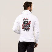 KiniArt Trash Panda Raccoon Hoodie (Schwarz voll)