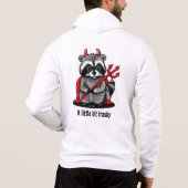KiniArt Trash Panda Raccoon Hoodie (Rückseite)
