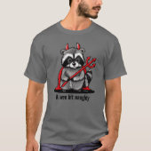 KiniArt Trash Panda Raccoon T-Shirt (Vorderseite)