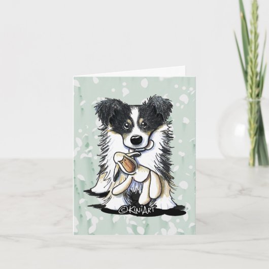 KiniArt Tricolor Border Collie (Vorderseite)