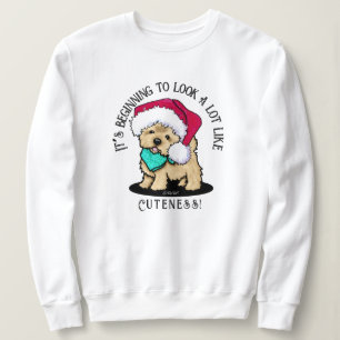 KiniArt Weihnachten Cutieface Cairn Sweatshirt