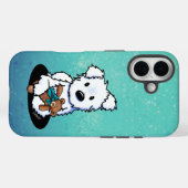 KiniArt Westie and Bear Case-Mate iPhone Hülle (Rückseite (Horizontal))