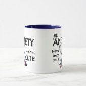 KiniArt Westie Angst Tasse (Zentrum)