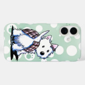 KiniArt Westie auf Kilt verkleidet Case-Mate iPhone Hülle (Rückseite (Horizontal))