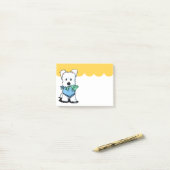 KiniArt Westie Bestie Post-it Notes Klebezettel (Auf Schreibtisch)