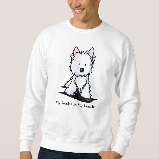 KiniArt Westie Bestie Sweatshirt (Vorderseite)