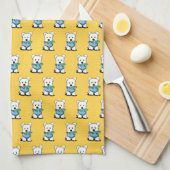 KiniArt Westie Besties Küche Handtuch (Viertel Falte)