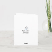 KiniArt Westie Birthday Card Karte (Rückseite)