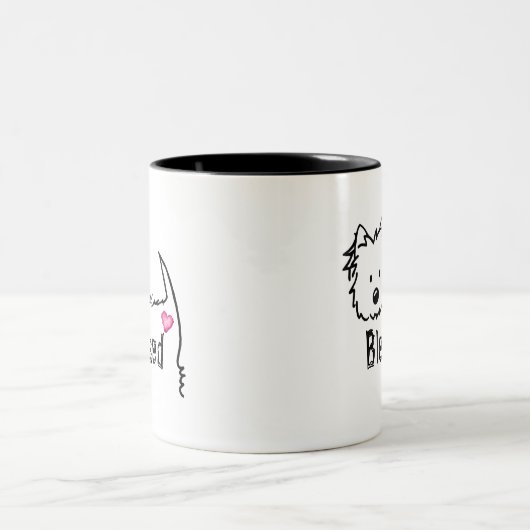 KiniArt Westie BLESSED Tasse (Mittel)