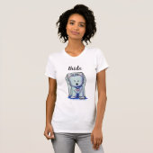 KiniArt Westie BRIDE T-Shirt (Vorne ganz)