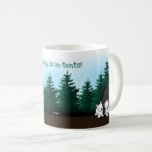 KiniArt Westie Camping Kaffee Tasse (VorderseiteRechts)