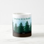 KiniArt Westie Camping Kaffee Tasse (Mittel)