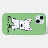 KiniArt Westie Case-Mate iPhone Hülle (Rückseite (Horizontal))