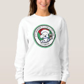 KiniArt Westie Christmas Kaffee Sweatshirt (Vorderseite)
