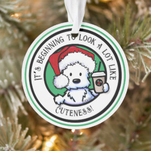 KiniArt Westie Christmas Kaffee Sweatshirt Ornament