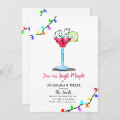 KiniArt Westie Christmas Party Invitations  (Vorne/Hinten)