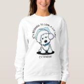 KiniArt Westie Christmas Sweatshirt (Vorderseite)