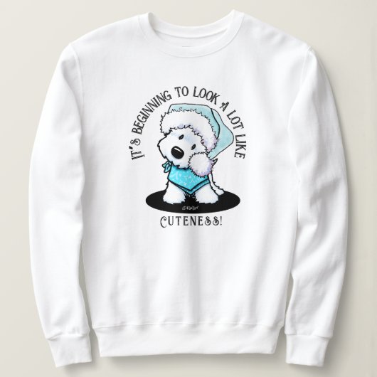 KiniArt Westie Christmas Sweatshirt (Design vorne)