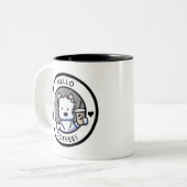 KiniArt Westie Coffee Tasse (Vorderseite Links)