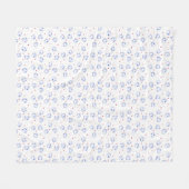 KiniArt Westie Crayon Süssen Fleece Blanket (Vorderseite (Horizontal))