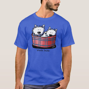 KiniArt Westie Der Hund T - Shirt