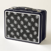 KiniArt Westie Dog Bouquets Lunchbox (Rückseite)