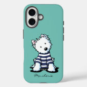 KiniArt Westie Dog iPhone Case (Rückseite)