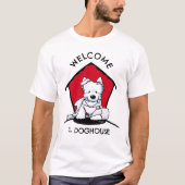 KiniArt Westie Doghouse T-Shirt (Vorderseite)
