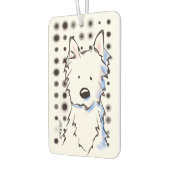 KiniArt Westie Dots Autolufterfrischer (Links)