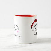 KiniArt Westie Festliche Weihnachtsfeier Tasse (Mittel)