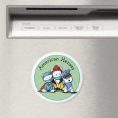 KiniArt Westie First Responder Magnet (In Situ (Geschirrspüler))