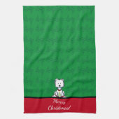 KiniArt Westie Geschirrtuch (Vertikal)